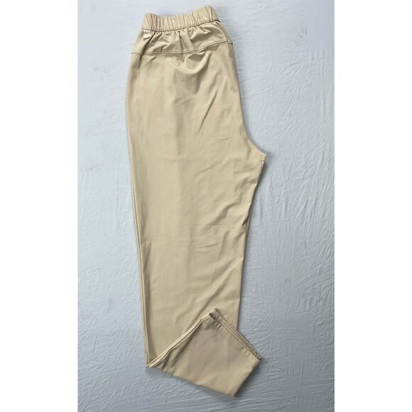 Lululemon LM5ALNS Pull On ABC Chino Jogger Pants. Beige, Men's M. EUC! - Picture 1 of 9
